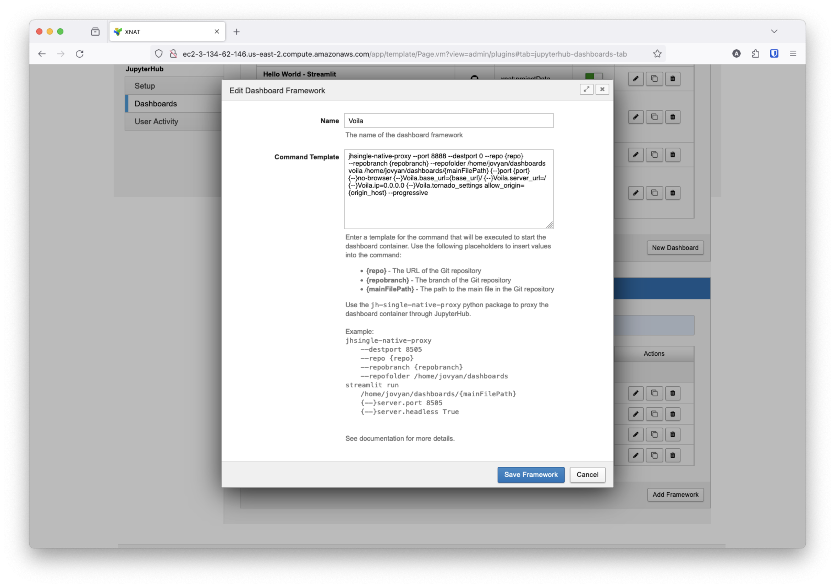 DashboardFrameworksConfigure.png